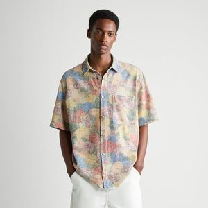 Zara Floral Print Overshirt